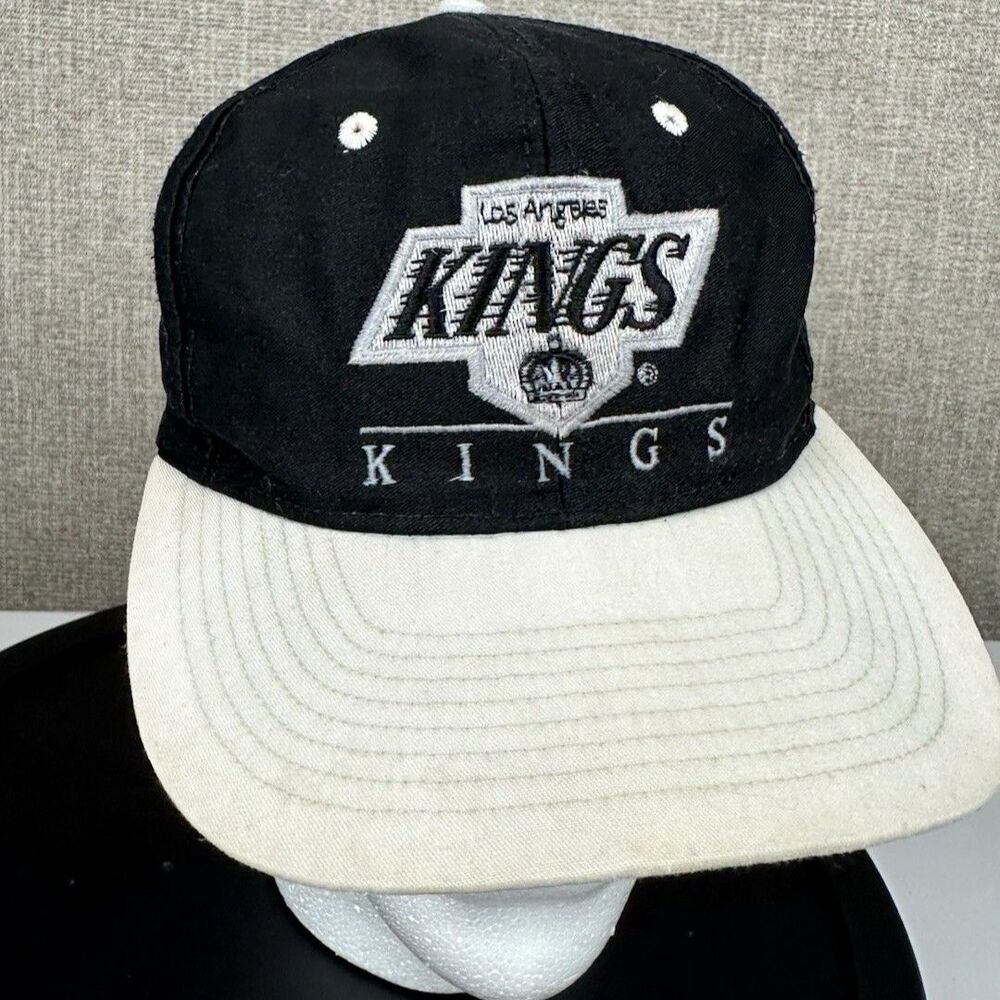 Los Angeles Kings Youth Snapback Hat Block Head LA Hockey 90s NHL Vintage